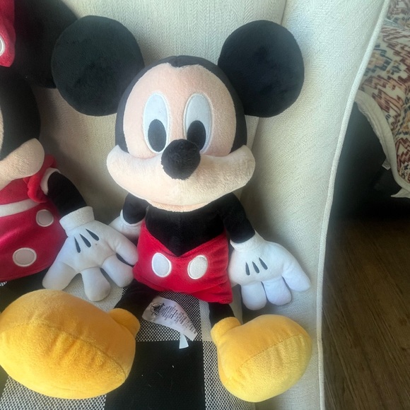 Disney Mickey and Minnie Mouse Stuffed Animals - Red, Black, Yellow - Picture 4 of 7
